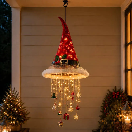 Christmas hat with lights