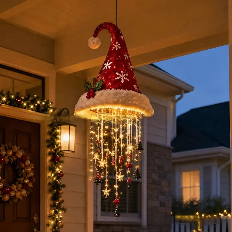 Christmas hat with lights